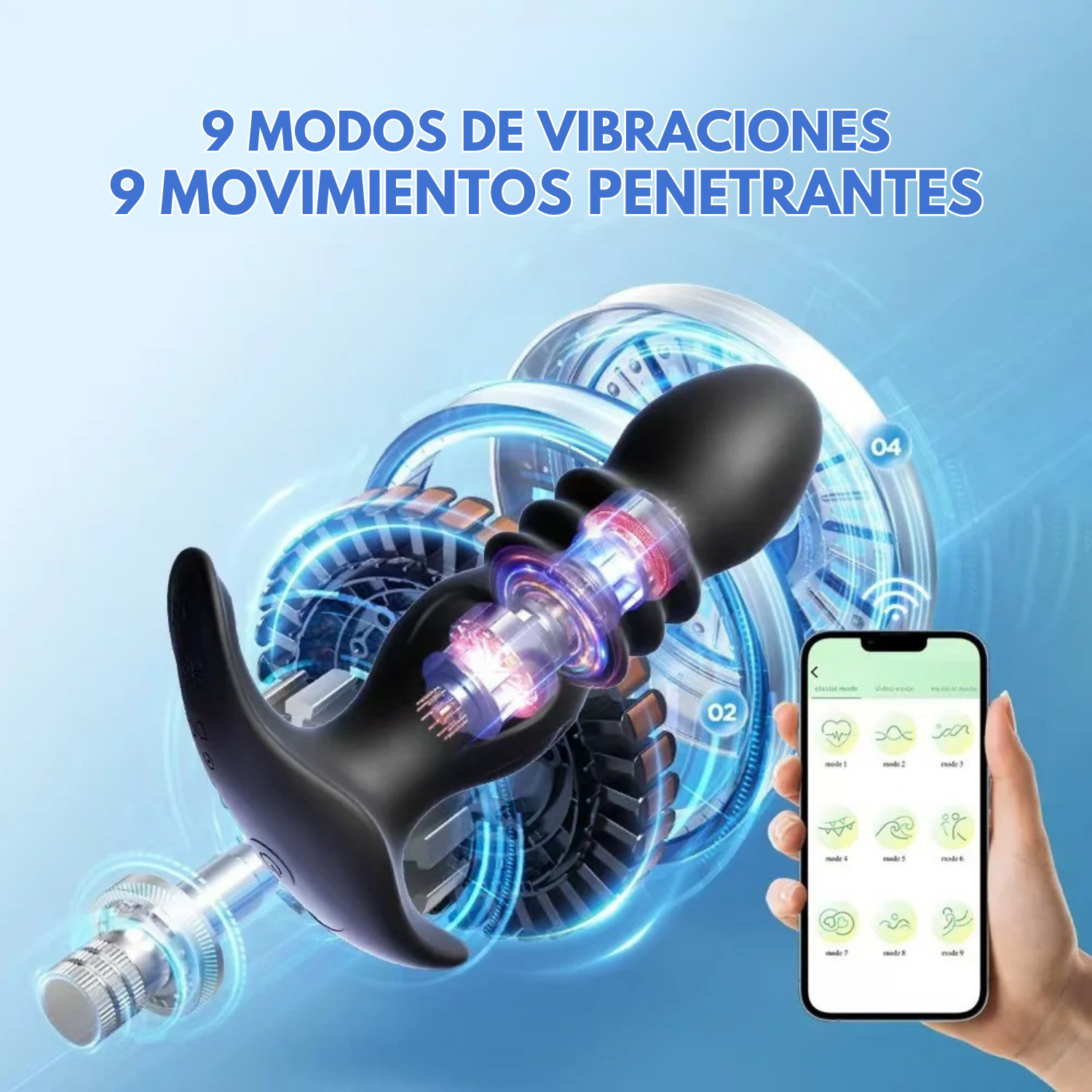 Vibrador prostatico tony