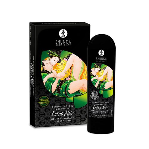 Gel Sensibilizante Lotus Noir - Shunga - El sexshop más diverso de Chile - dildos, lencería, vibradores, lubricantes - Envíos rápidos y discretos a todo Chile